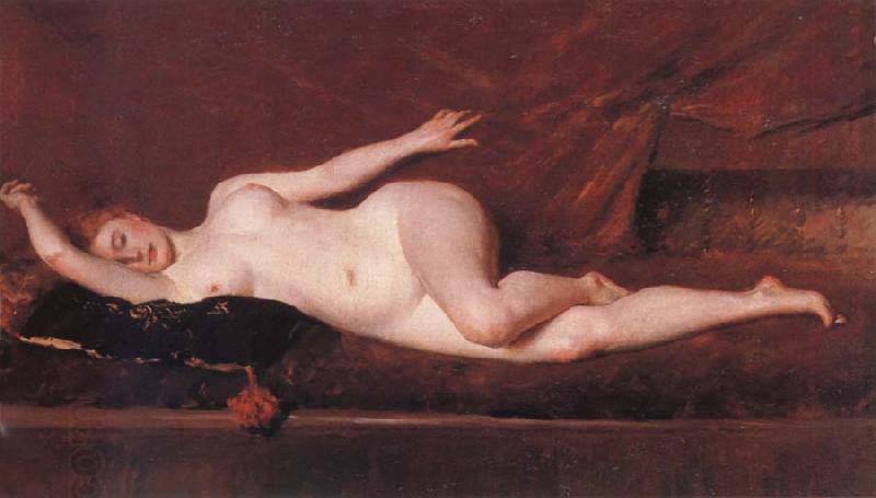 William Merritt Chase Study of curves China oil painting art